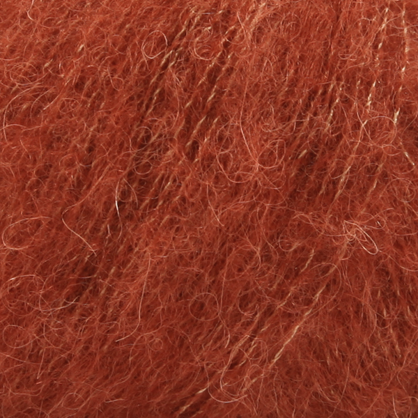 Billede af DROPS Brushed Alpaca Silk 24 Rust, Alpacagarn/Silke, fra DROPS Design