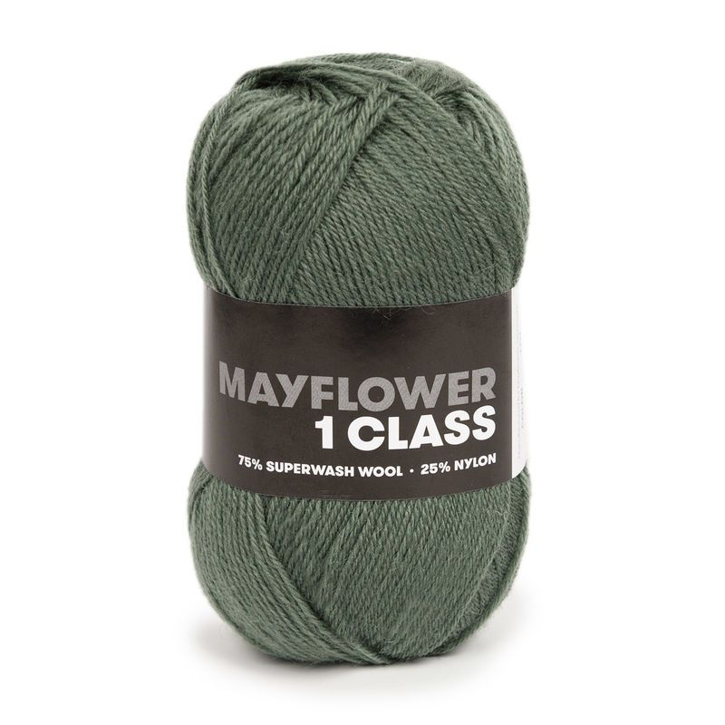 Billede af Mayflower 1 Class - 26 Øglegrøn, Strømpegarn, fra Mayflower