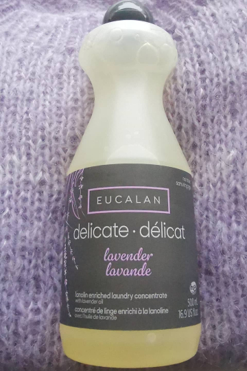 Eucalan Uldvaskemiddel med Lanolin Lavendel - 500 ml