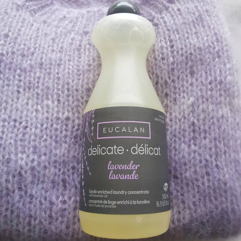 Billede af Eucalan Uldvaskemiddel med Lanolin Lavendel - 500 ml, fra Eucalan