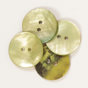 Drops Knap Rund Grøn 15mm 620 - 50 stk