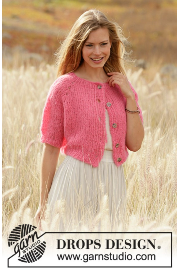 212-24 Sweet Melody Cardigan by DROPS Design