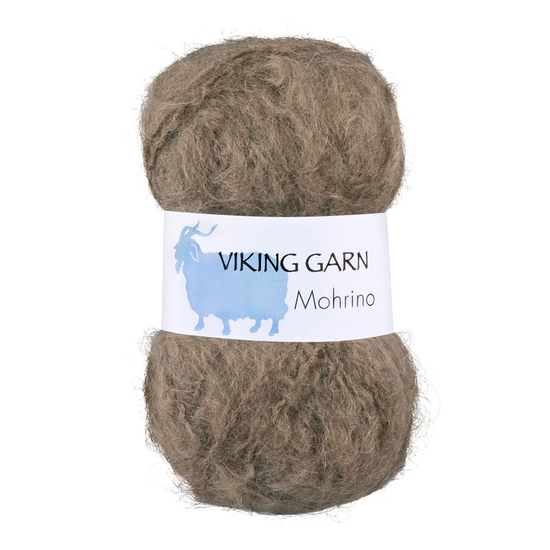 Viking Mohrino - 507 Beige, Mohairgarn, fra Viking