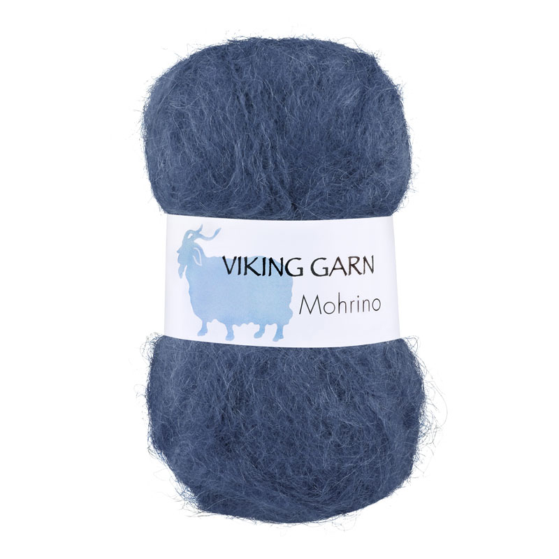Billede af Viking Mohrino - 527 Jeansblå, Mohairgarn, fra Viking