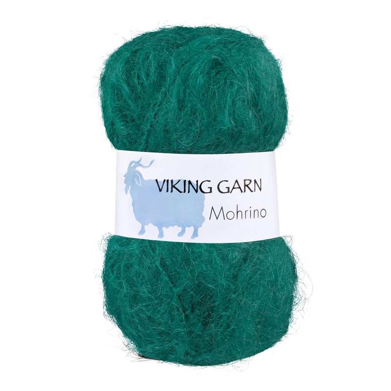 Billede af Viking Mohrino - 530 Jadegrøn, Mohairgarn, fra Viking