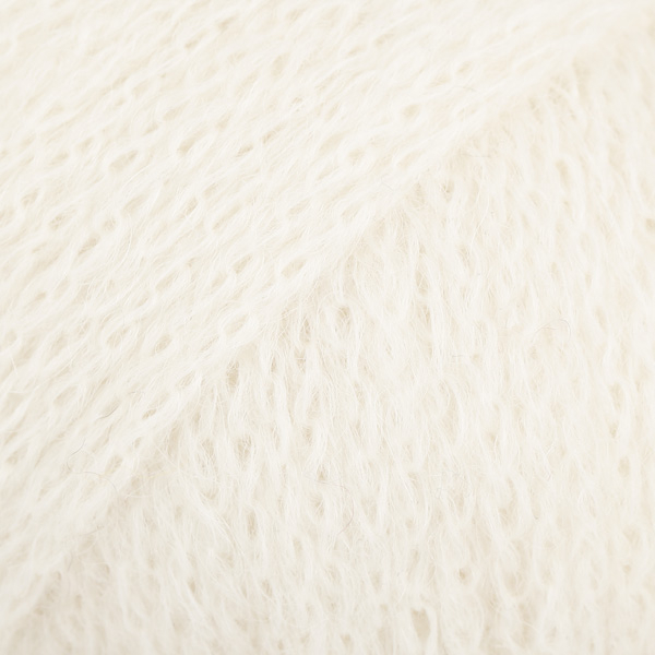 Billede af Drops Sky - Unicolor Hvid 01, Alpacagarn, fra DROPS Design