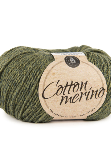 Mayflower Cotton Merino - Mørk Oliven 13