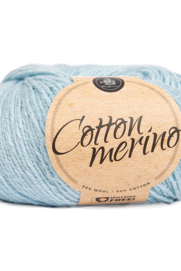 Mayflower Cotton Merino - Kærmindeblå 027