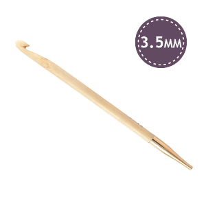KnitPro Bambus Hakkenål / Tunesisk Hæklenål - 3,5 mm