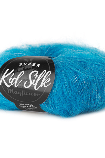 Mayflower Super Kid Silk - Blå Skovskade 55