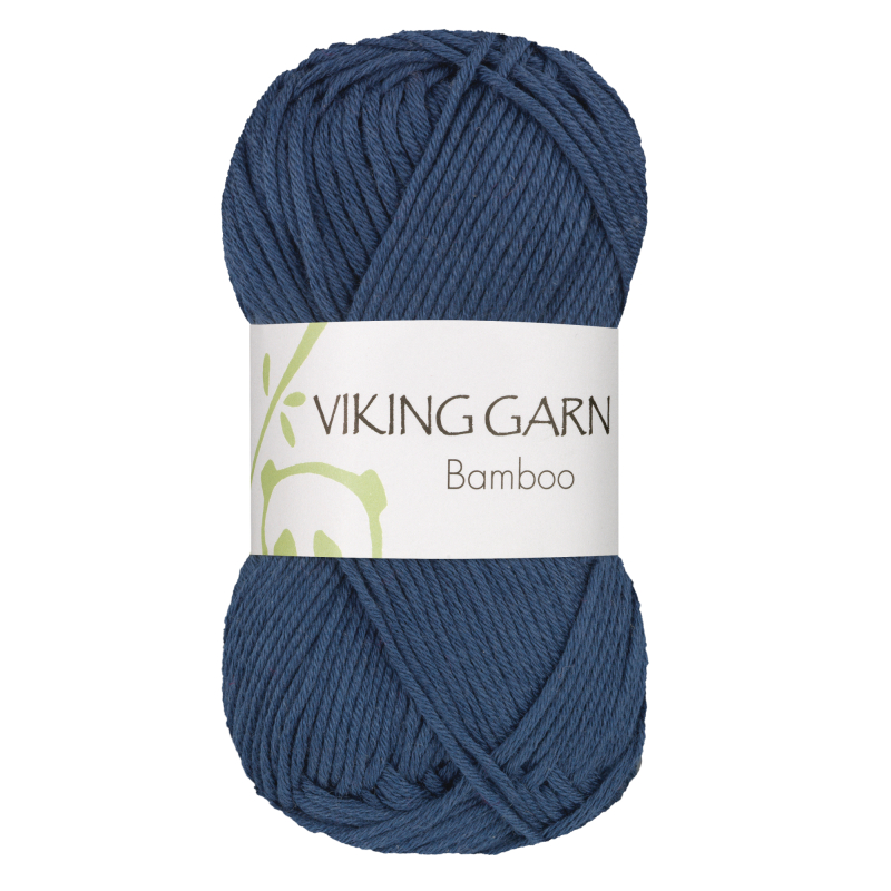 Se Viking Bamboo - 627 Mørkeblå, Bambusgarn/Bomuld, fra Viking hos Kukuk.dk