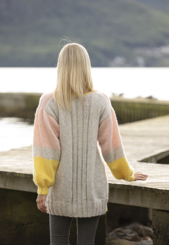 "Nyte" Jakke - Viking Design 2022-10A Kit - XS-XXL - Viking Alpaca Bris, fra Viking