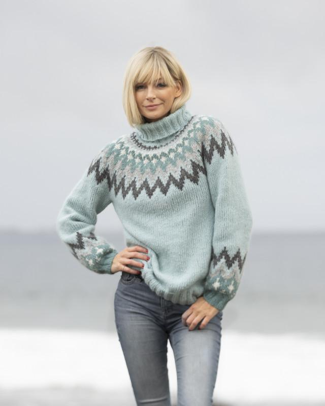 "Kathrine" Genser - Viking Design 2035-1A Kit - XS-XXL - Viking Alpaca Bris, fra Viking