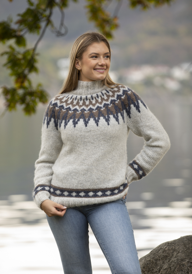 "Elisabeth" Genser - Viking Design 2138-1 Kit - XS-XXL - Viking Alpaca Bris
