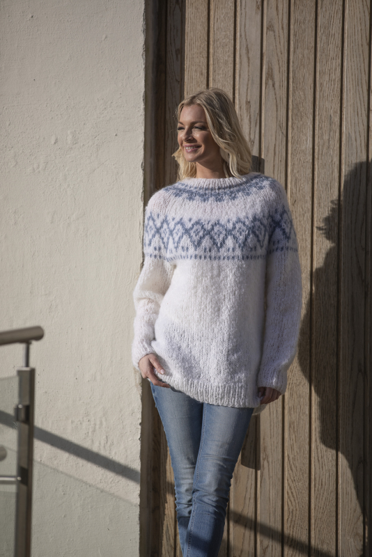 "Alin" Genser - Viking Design 1909-1 Kit - XS-XL - Viking Mohrino, fra Viking