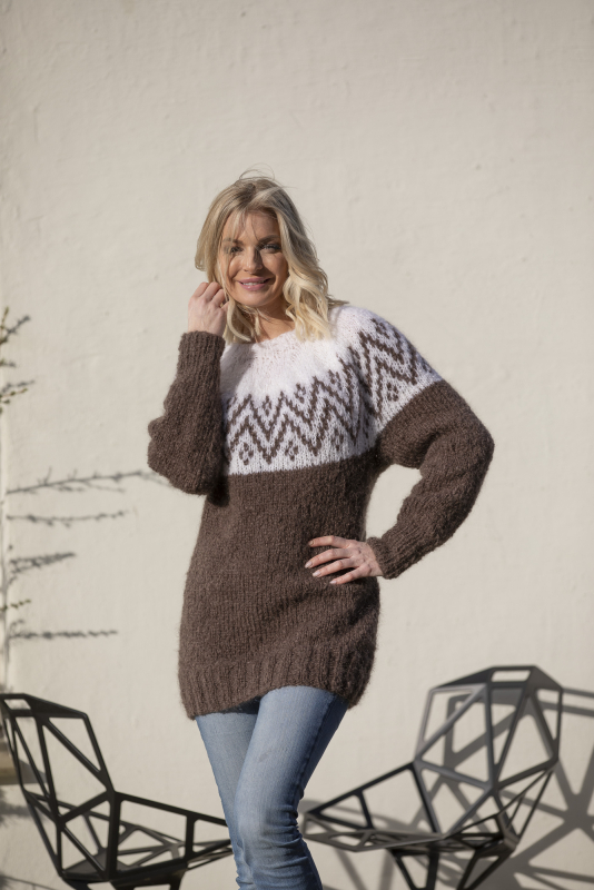 "Vie" Genser - Viking Design 1909-6 Kit - XS-XL - Viking Mohrino, fra Viking