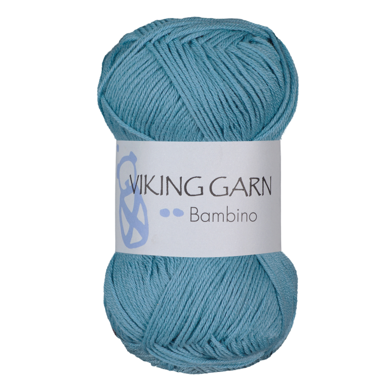 Viking Bambino - 423 Blå, Blandingsgarn, fra Viking