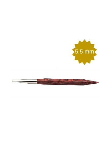 5.5 mm - KnitPro Cubics Firkantede Udskiftbare Rundpinde 