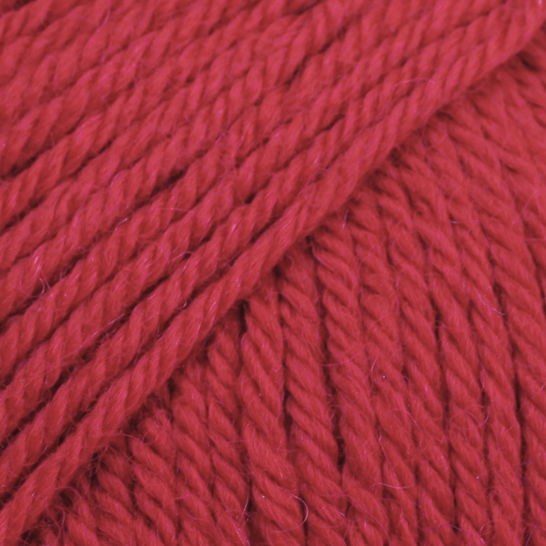DROPS Lima Unicolor 3609 Rød, Uldgarn/Alpacagarn, fra DROPS Design