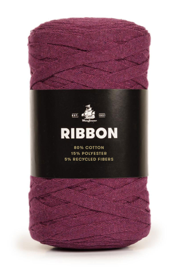 Mayflower Ribbon Stofgarn - 122 Mørk Lilla