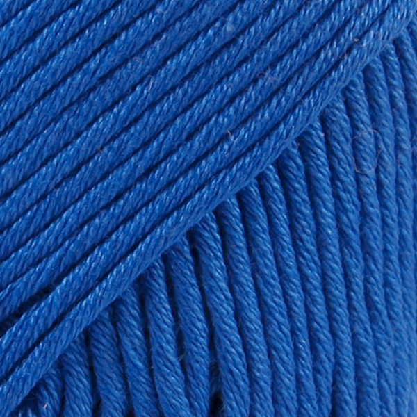 DROPS Muskat Unicolor 15 Koboltblå, Bomuldsgarn, fra DROPS Design