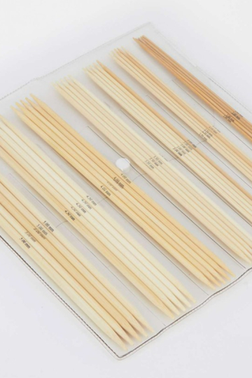 Bamboo Strømpepindesæt 2.00-5.00mm 15 cm