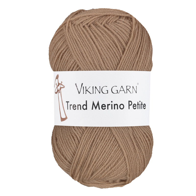 Viking Trend Merino Petite 310 Valnød, Merinould, fra Viking