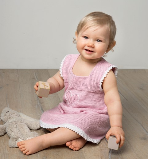 "Iben" Tunika - Viking Design 1608-11 Kit - 3-24 Mdr. - Viking Bambino, fra Viking