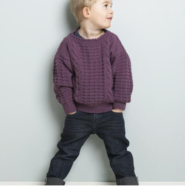 "Jesper" Genser - Viking Design 1607-6 Kit - 2-12 År - Viking Vår, fra Viking