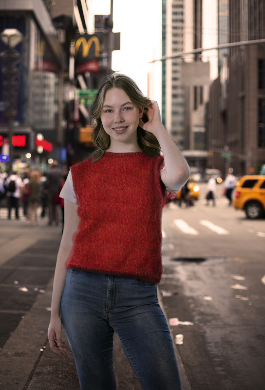 "clara" Vest Med Rund Hals Viking Design 2025 Kit Xxl Viking Kid Silk Fra Viking