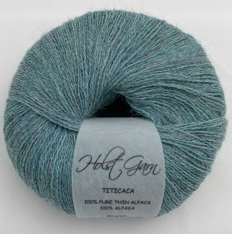 Holst Garn Titicaca - 13 Jade, 100% Tynd Alpaca, fra Holst Garn