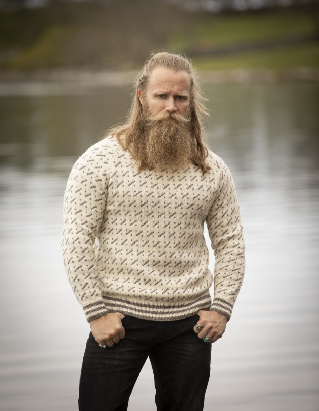 &quot;Mode&quot; Islænder - Viking Design 2127-8C Kit - XS-XXXL - Viking Eco Highland Wool, fra Viking