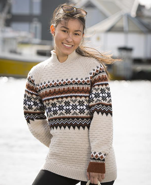 Quot;fryd\" Genser \"modell Troy\" Til Damer Viking Design 1709 1 Kit Xs Xxl Viking Alpaca Storm Fra Viking