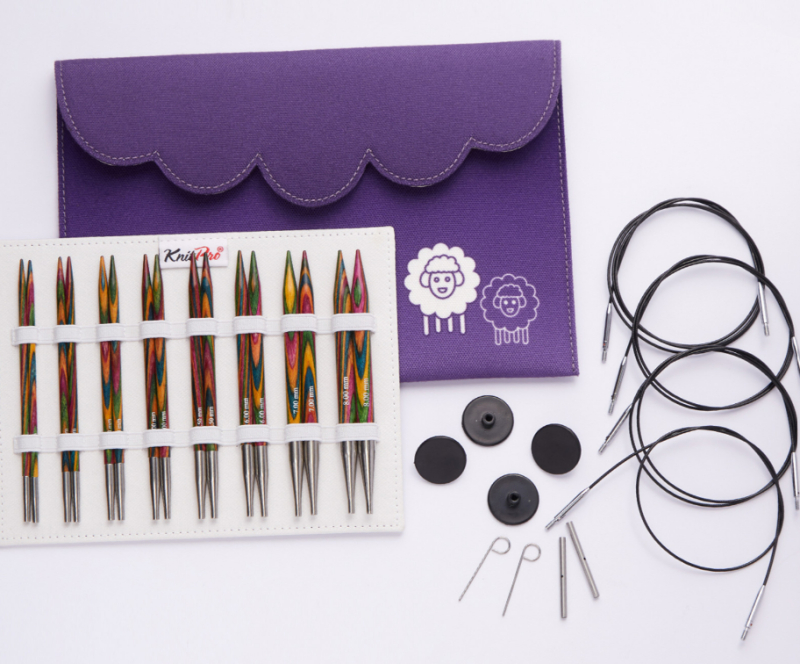 Knitpro Symfonie Udskiftbare Rundpinde Deluxe Sæt Fra Knitpro