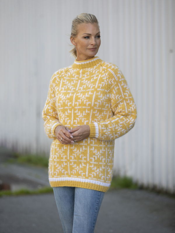 "Faith" Genser - Viking Design 2227-10 Kit - XS-XXL - Viking Alpaca Bris, fra Viking