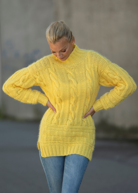 "Skylar" Genser - Viking Design 2227-7 Kit - XS-XXL - Viking Alpaca Bris, fra Viking