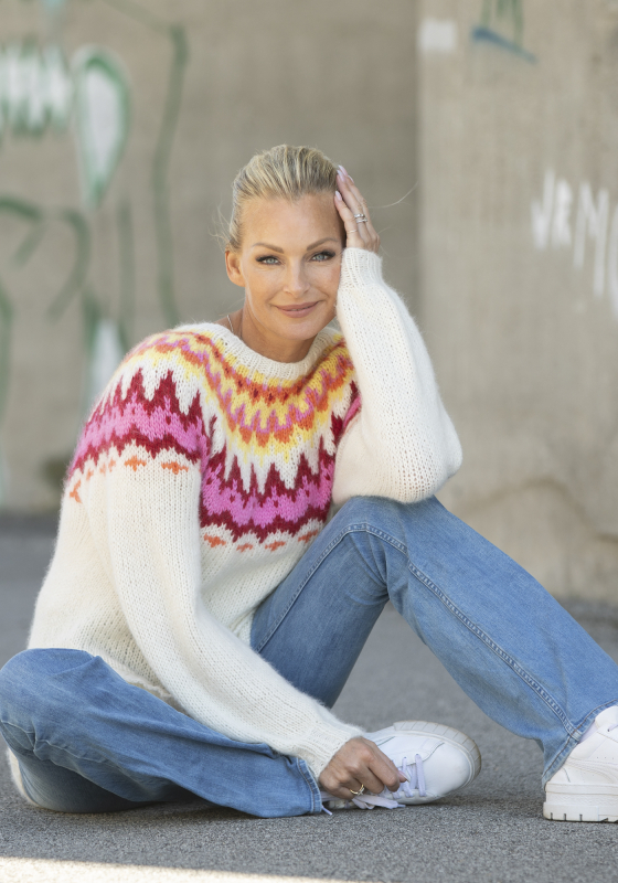 "Destiny" Genser - Viking Design 2227-6 Kit - XS-XXL - Viking Alpaca Bris, fra Viking