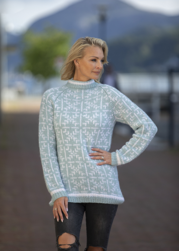 "Faith" Genser - Viking Design 2226-6C Kit - XS-XXL - Viking Alpaca Bris, fra Viking
