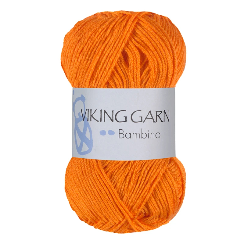 Billede af Viking Bambino - 454 Stærk Orange, Bambusgarn/Bomuld, fra Viking