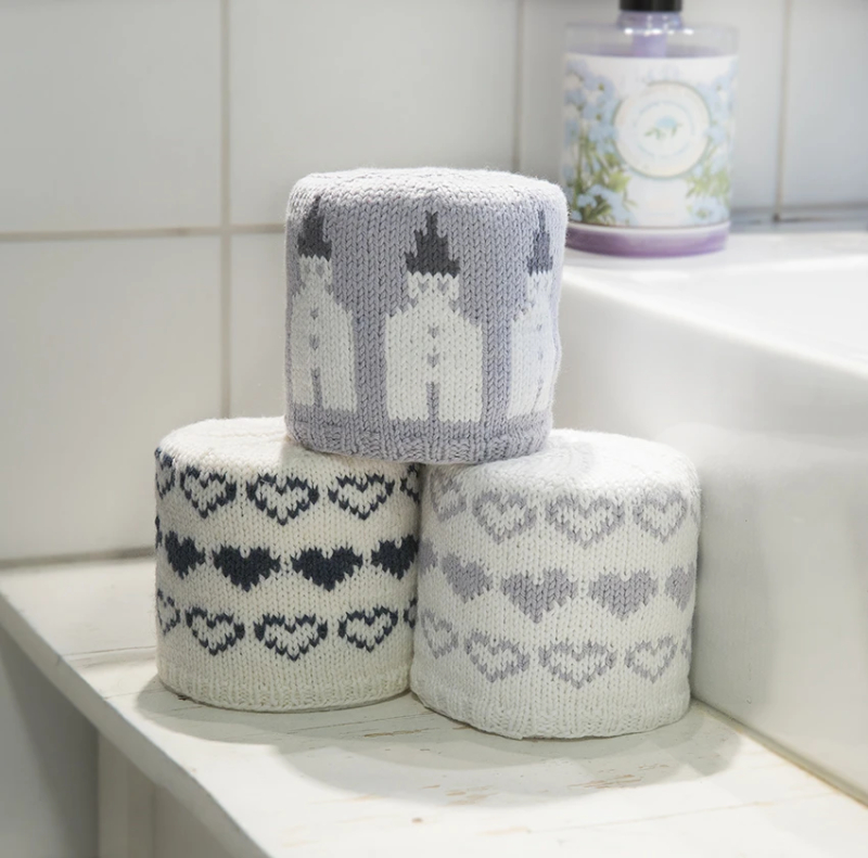 Billede af 1 stk toiletrulleholder, snemand - Viking Design 1715-26C Kit - 10x10x35 cm - Viking Bjørk, fra Viking