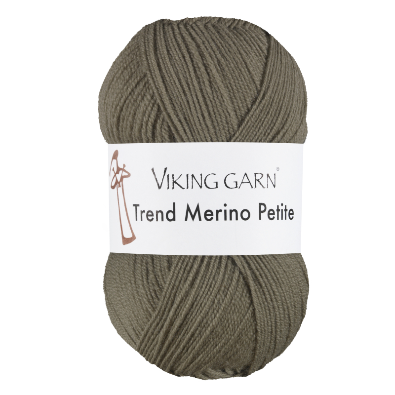 Billede af Viking Trend Merino Petite 333 Oliven, Merinould, fra Viking