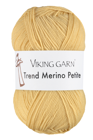 Viking Trend Merino Petite 344 Lys gul
