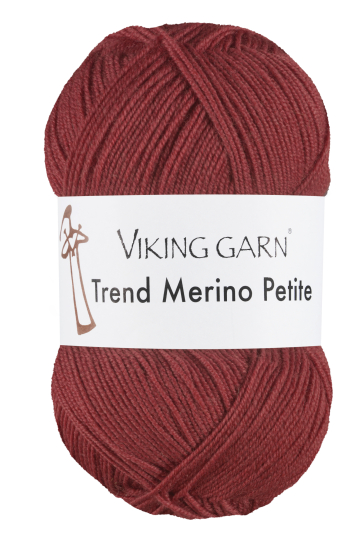 Viking Trend Merino Petite 356 Mørk rød