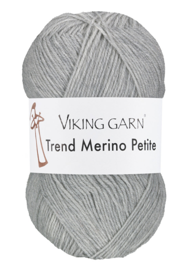Viking Trend Merino Petite 313 gråmeleret