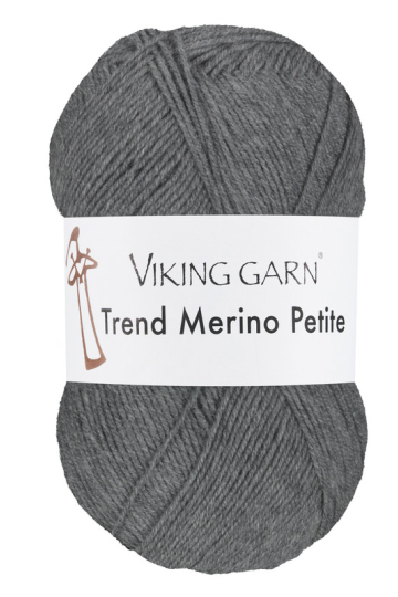 Viking Trend Merino Petite 315 Mørk gråmeleret