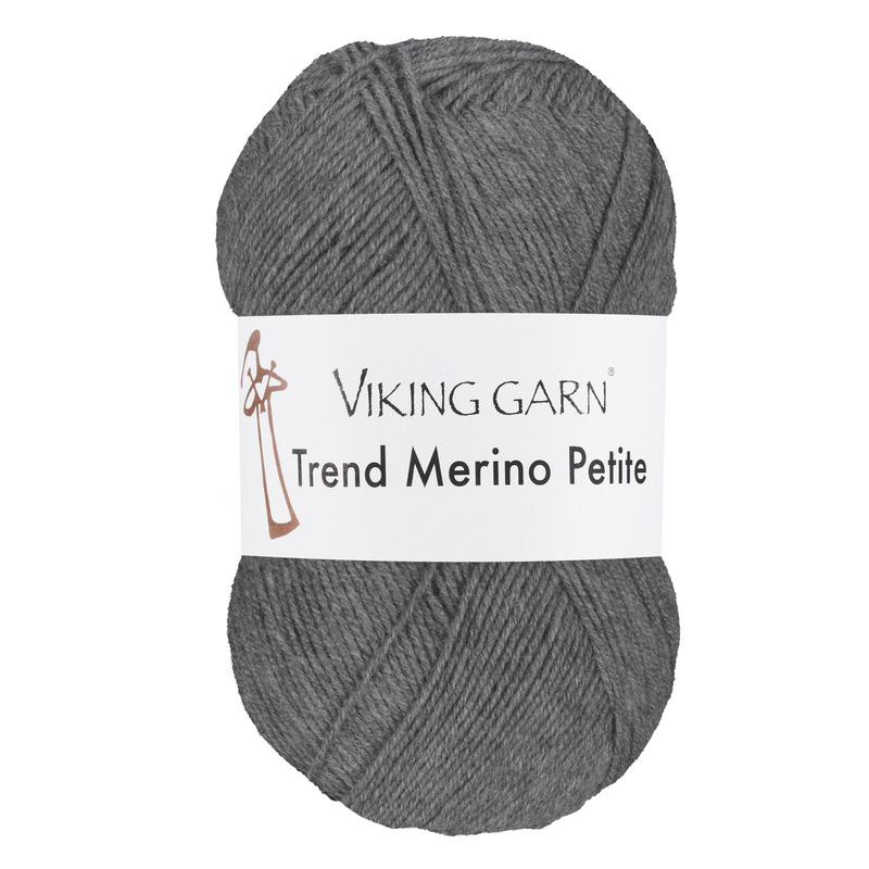 Billede af Viking Trend Merino Petite 315 Mørk gråmeleret, Merinould, fra Viking