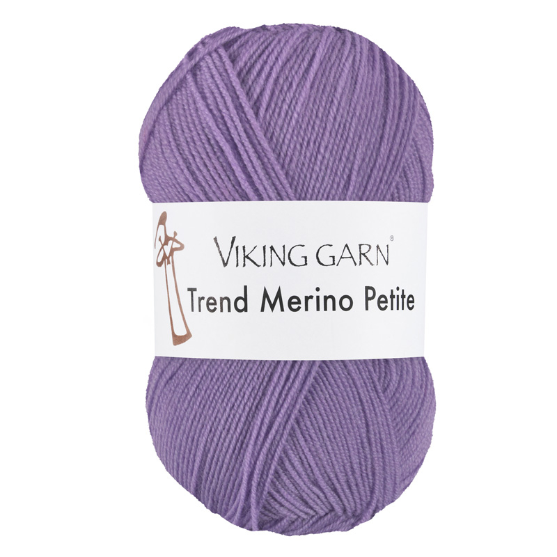 Billede af Viking Trend Merino Petite 373 Lilla, Merinould, fra Viking