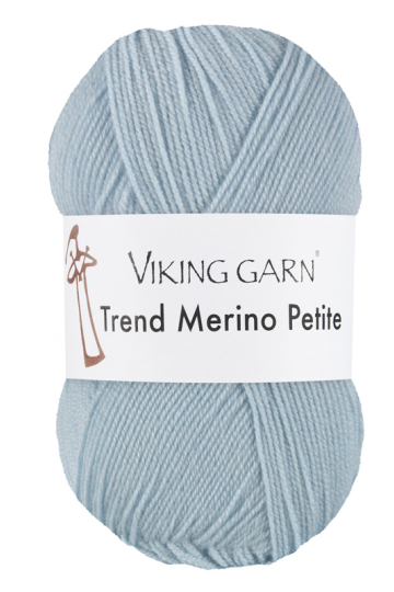 Viking Trend Merino Petite 380 Lys blå