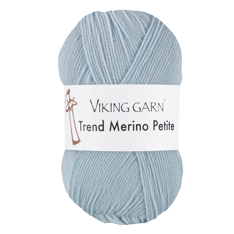 Billede af Viking Trend Merino Petite 380 Lys blå, Merinould, fra Viking