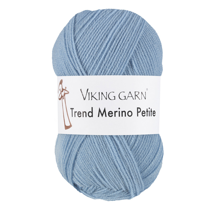 Billede af Viking Trend Merino Petite 381 Mellemblå, Merinould, fra Viking